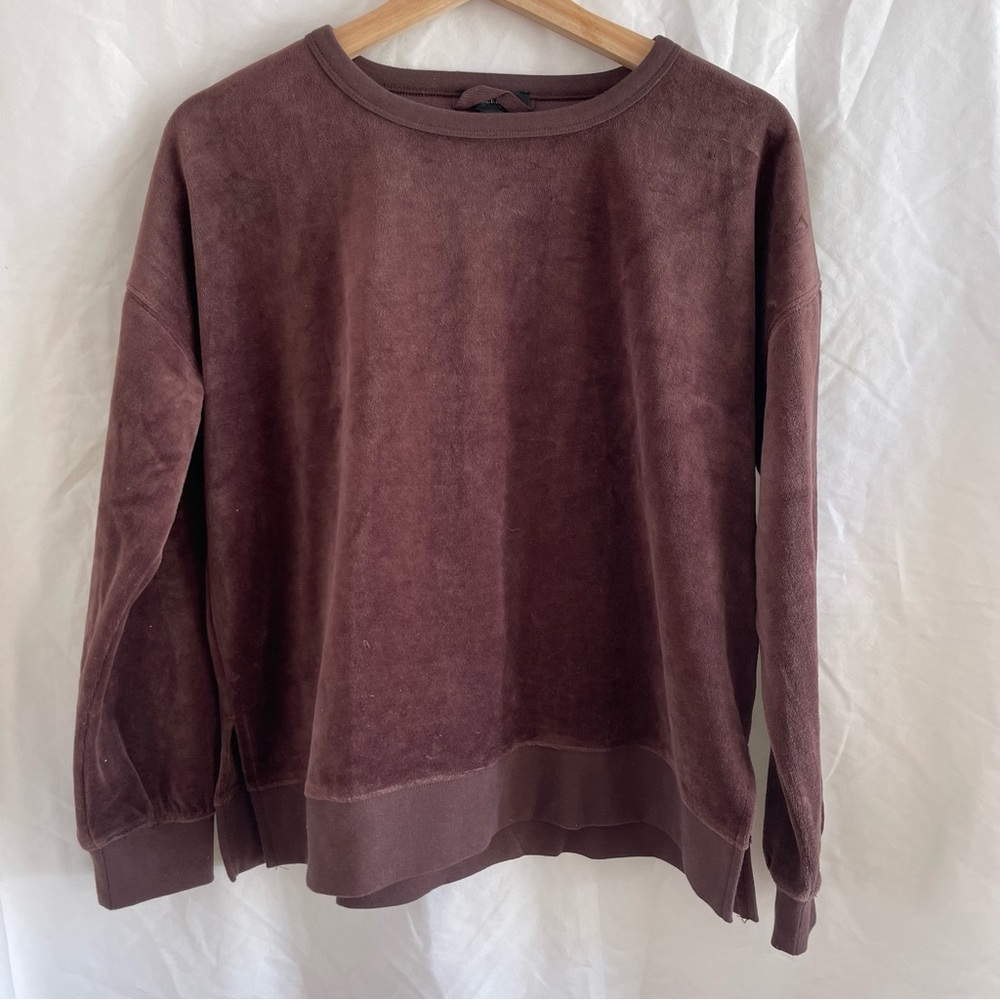 Jcrew Velour Crewneck - size S